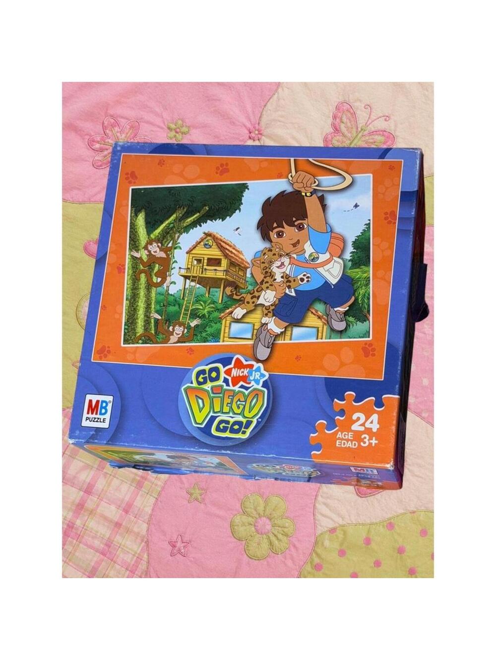Vintage Go Diego Go puzzle for the ultimate Nick Jr. nostalgia! 🐆🌿💙